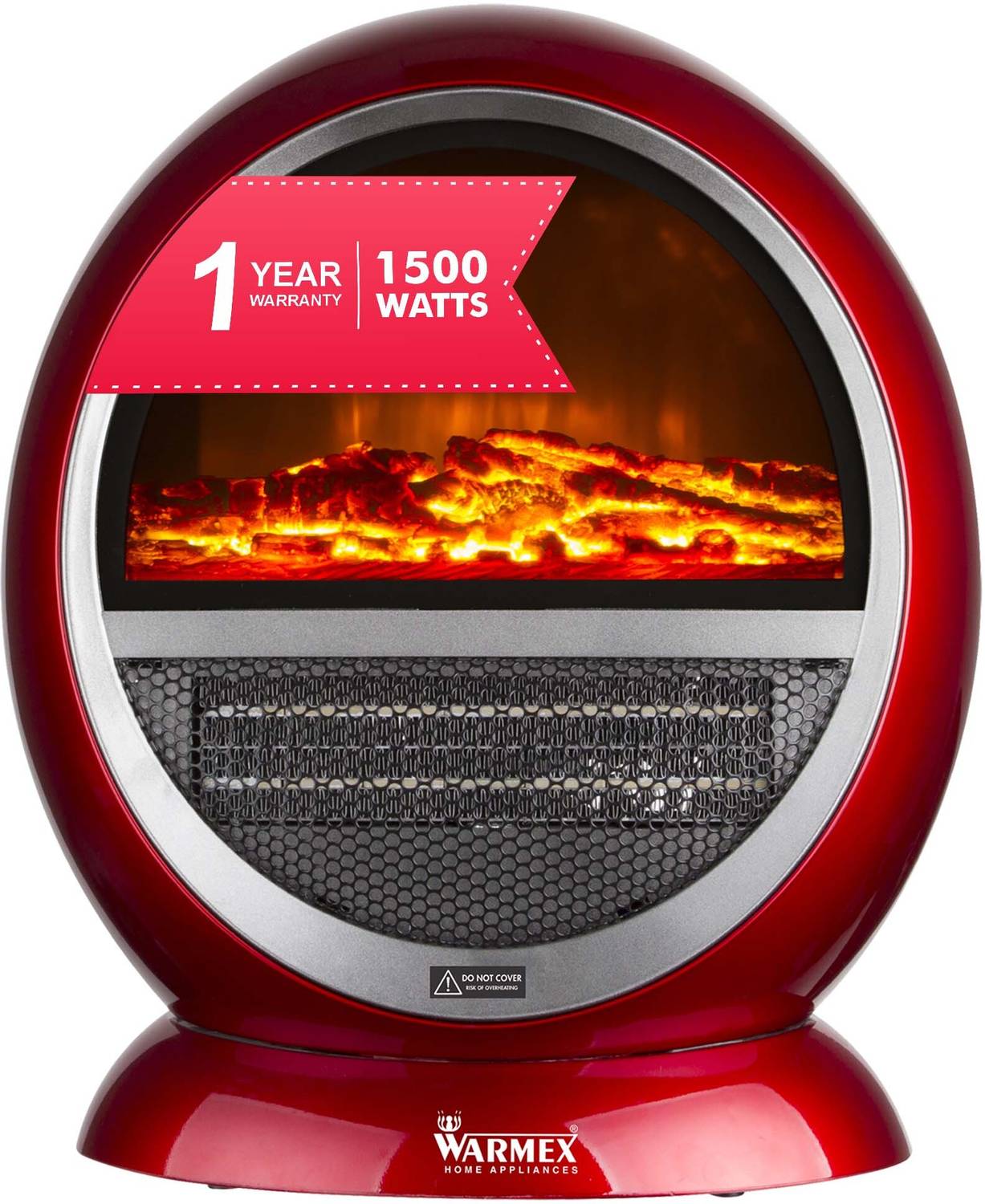 Warmex Home Appliances 750/1500 Watts PTC Bonfire Bonfire Fan Roo