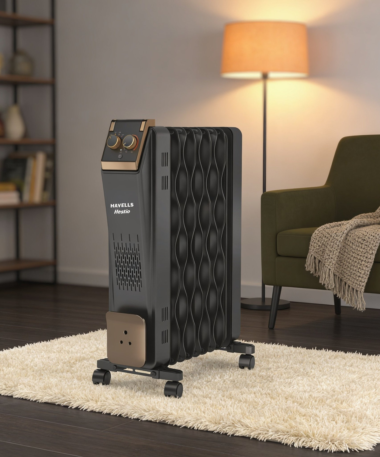 Image of HAVELLS Hestio 9 Straight Fin Hestio Oil Filled Room Heater