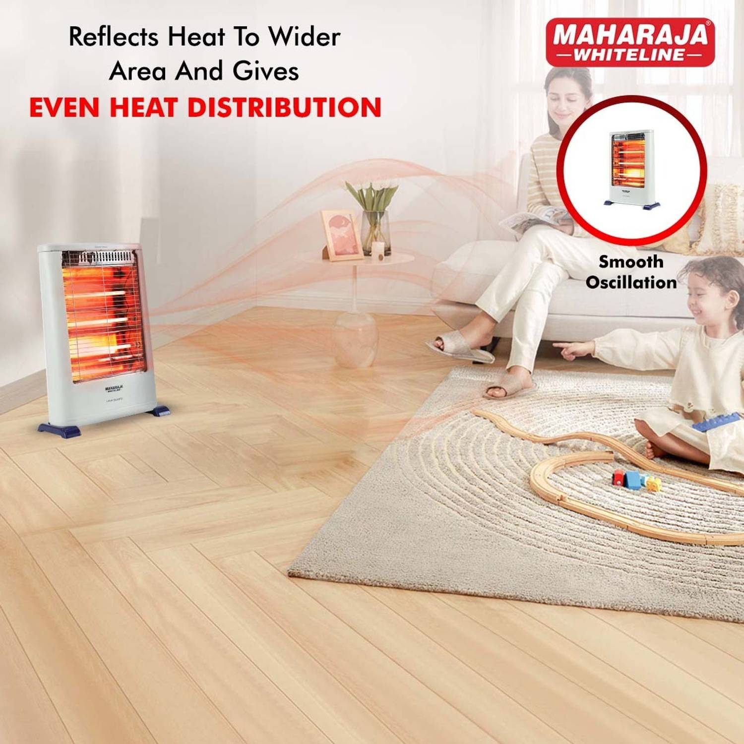 heater8枚セット MAHARAJA WHITELINE RH-130 Quartz Room Heater Price in India - Buy