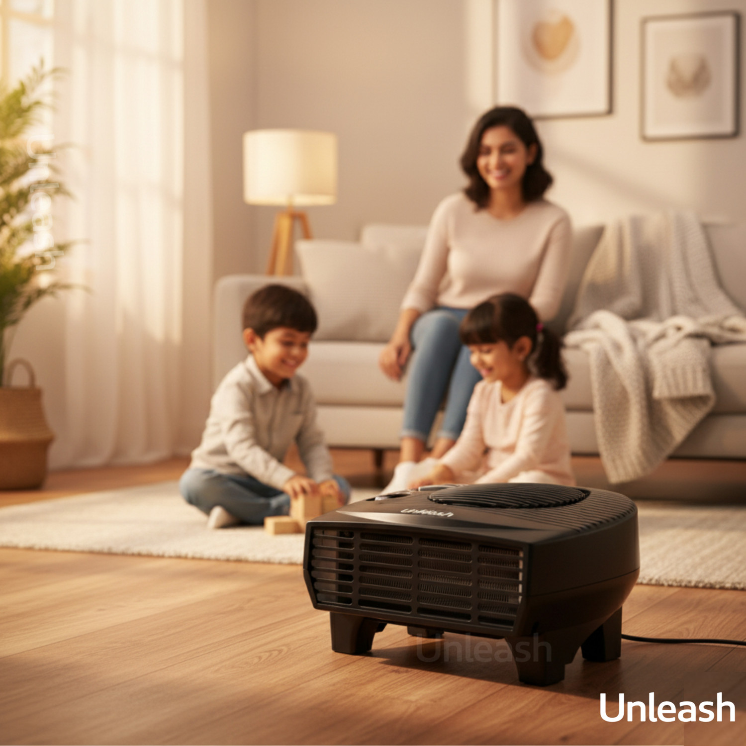 Image of unleash Fayra 2000W Room Heater, Blower Room Heater Fan Model For Home, Bedroom Fan Room Heater