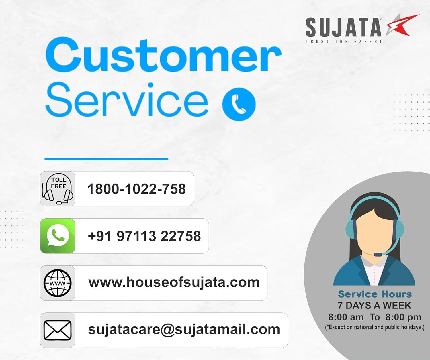 Image of SUJATA Woosh EPB81 Exhaust Fan |For Kitchen & Bathroom |Copper Winding |Ventilation Fan 200 mm Exhaust Fan