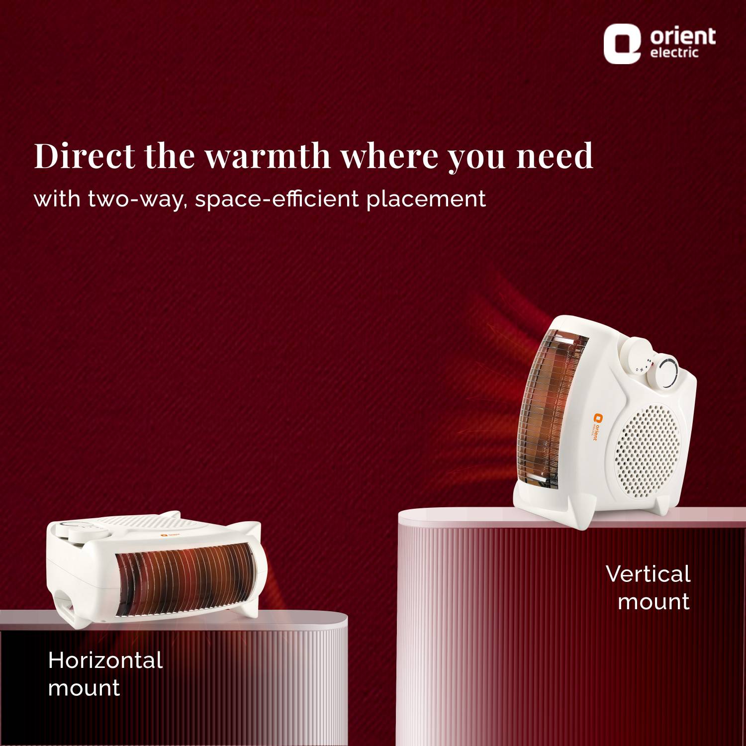 Orient Electric FH20WP 2000/1000 Room Heater - Image 2