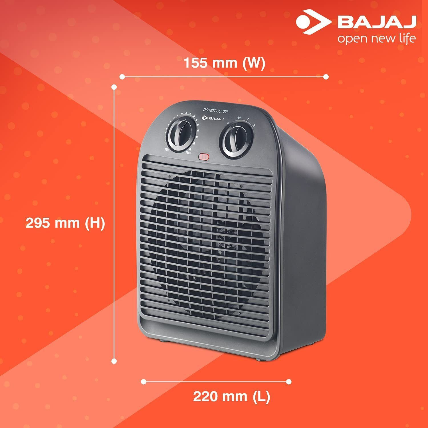 Image of BAJAJ 260058 Fan Room Heater