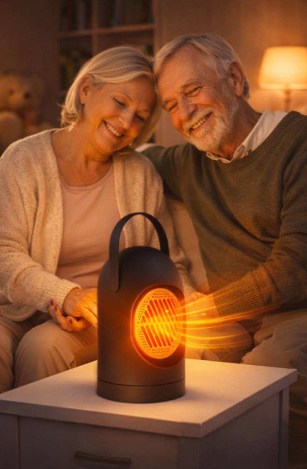 Bright 400W ROOM HEATER WITH FAN PORTABLE RAPID SAFETY SWITCH SPA