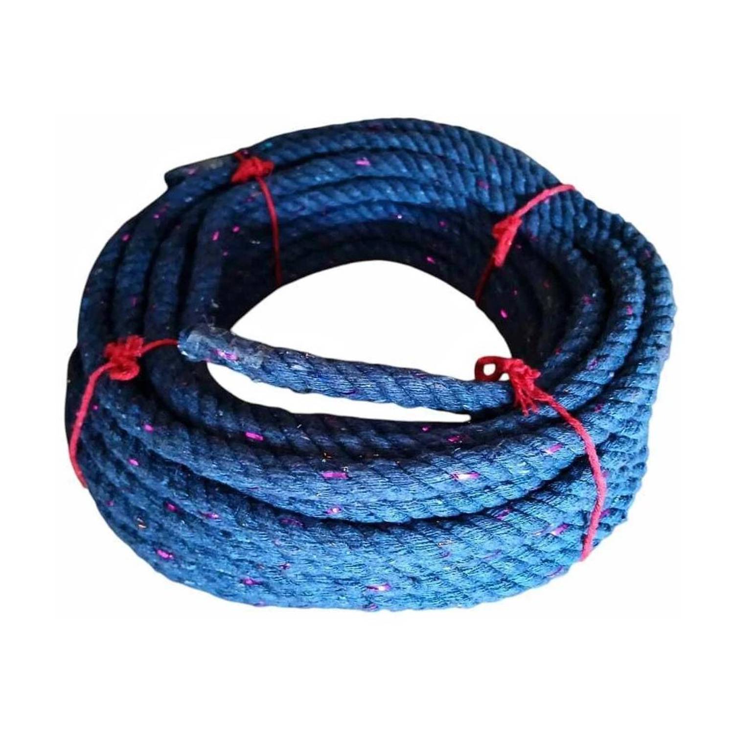 BASRAH NIWAR Cotton rope Blue