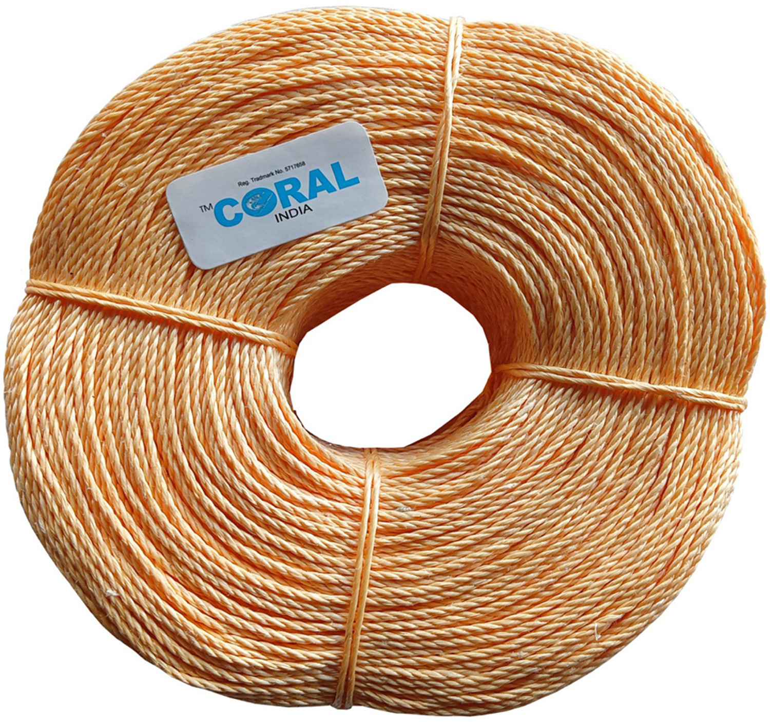 Image of CORAL INDIA 2mm-400meter-650gram-yellow Rope Yellow