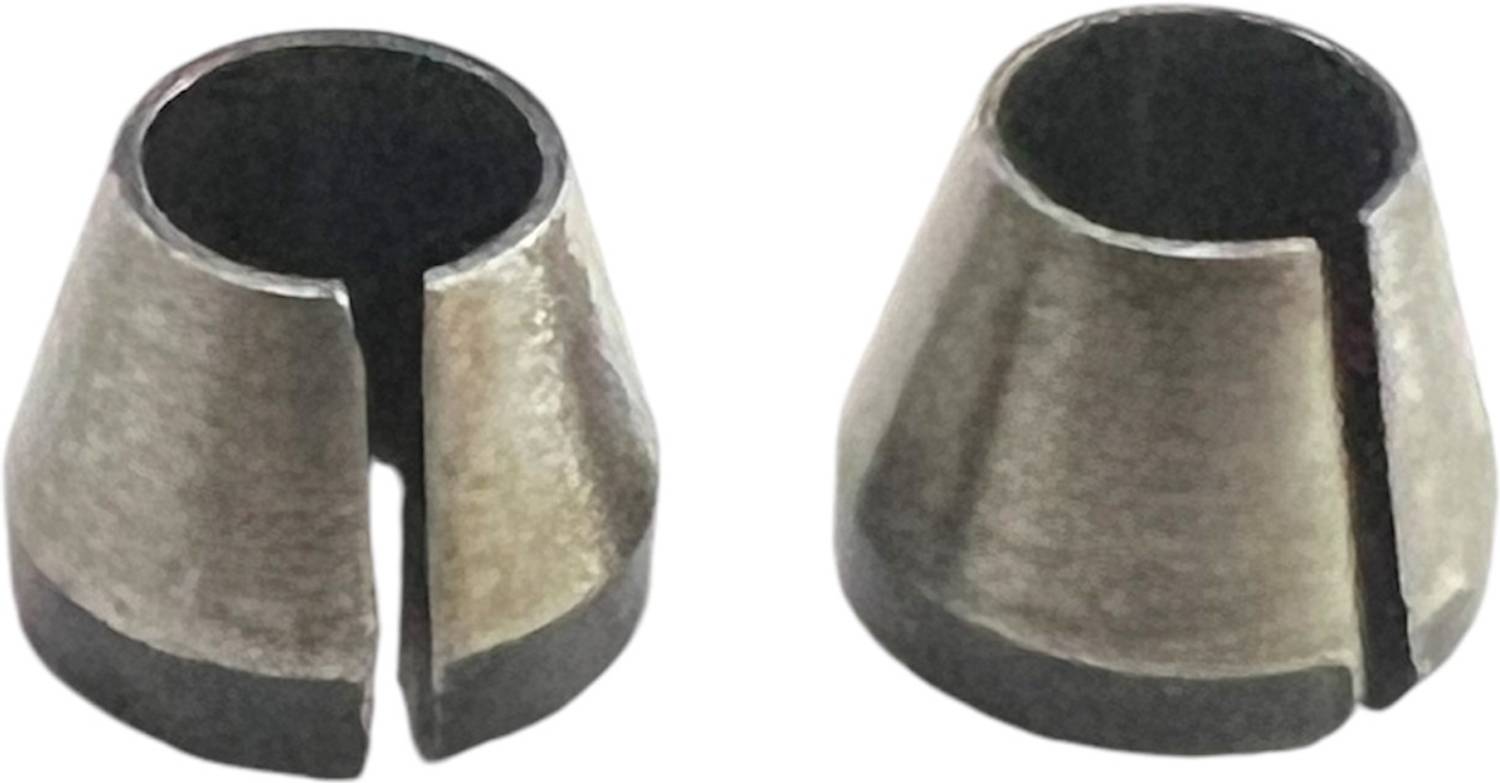 ADAWAT Carbon Steel 1/4 Collet Trimmer Cone (6 mm and 6.35 mm) Rotary Bit Set