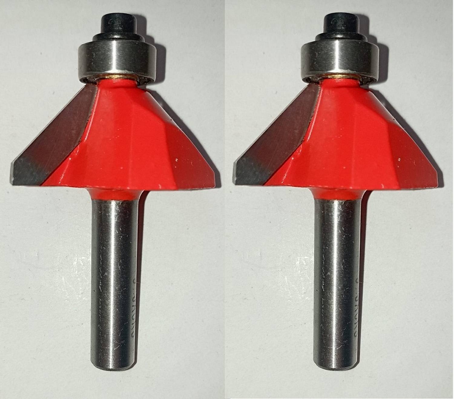 ALPHABET Chamfer router bit 9404 shank-8mm cutting blade-12mm Rotary Bit Set