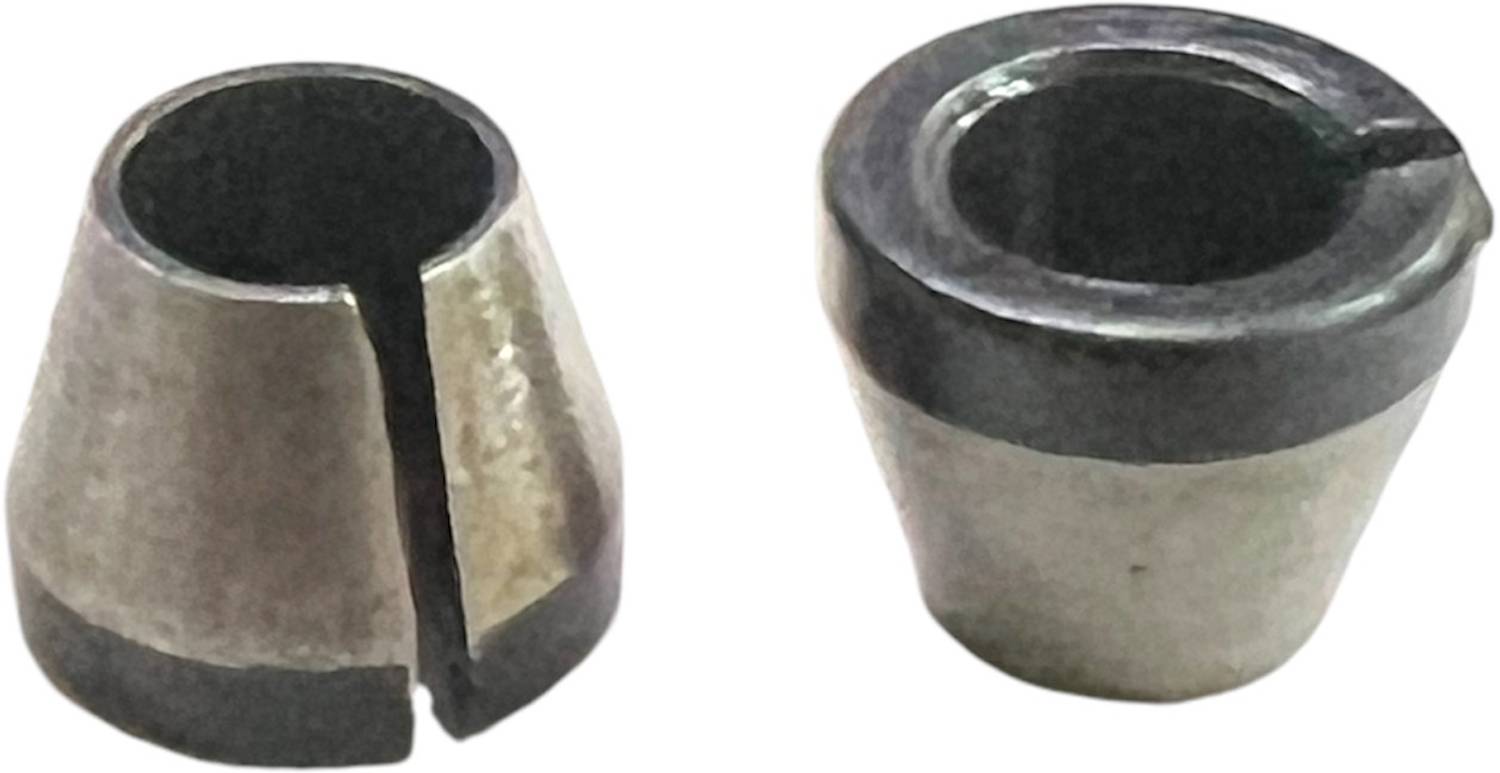 ADAWAT 1/4 Trimmer Collet Cone , Size 6mm and 6.35mm Trimmer Collet Cone Rotary Bit Set