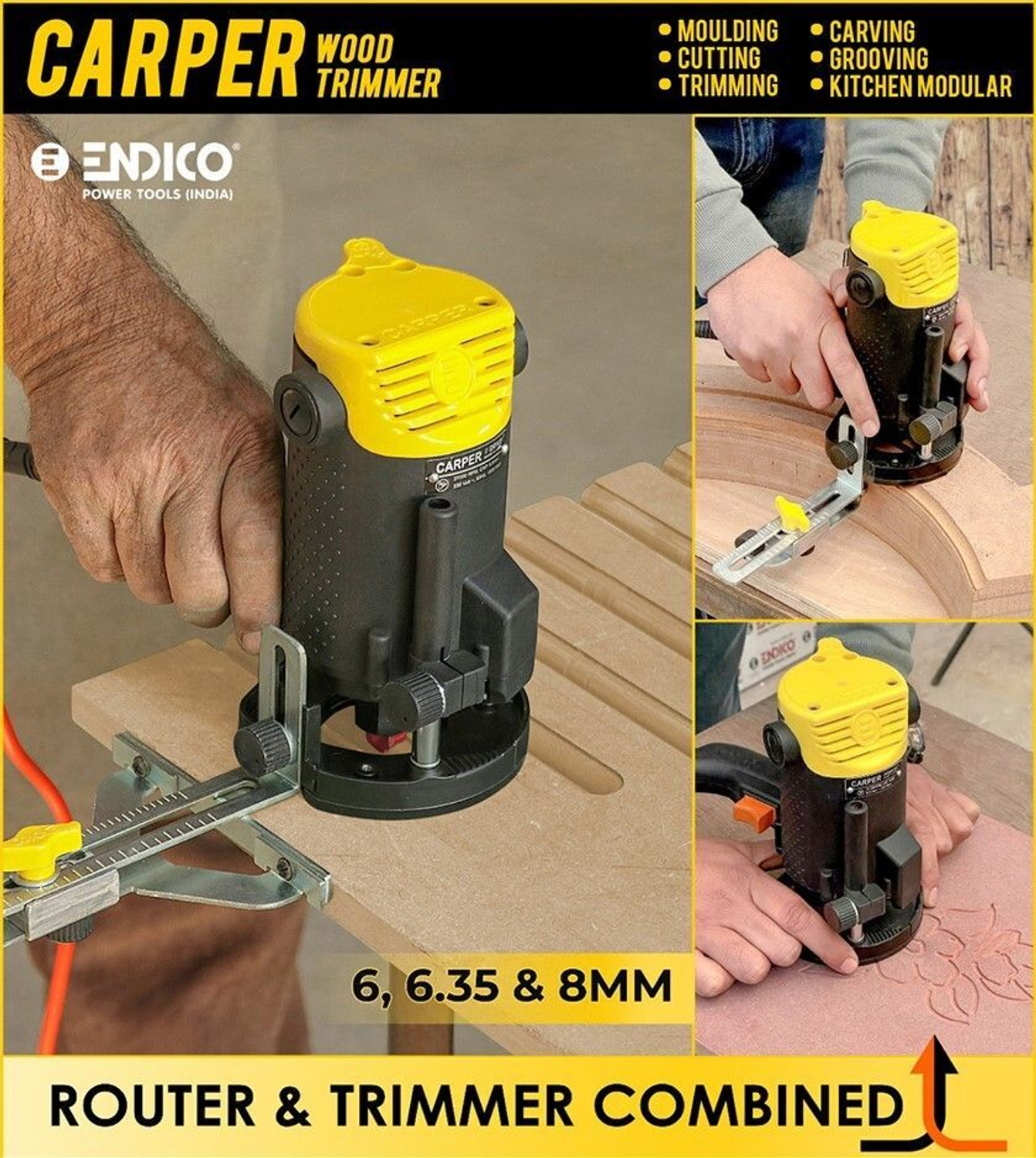 Image of endico ENDICO CARPER CARPER 1 Rotary Tool
