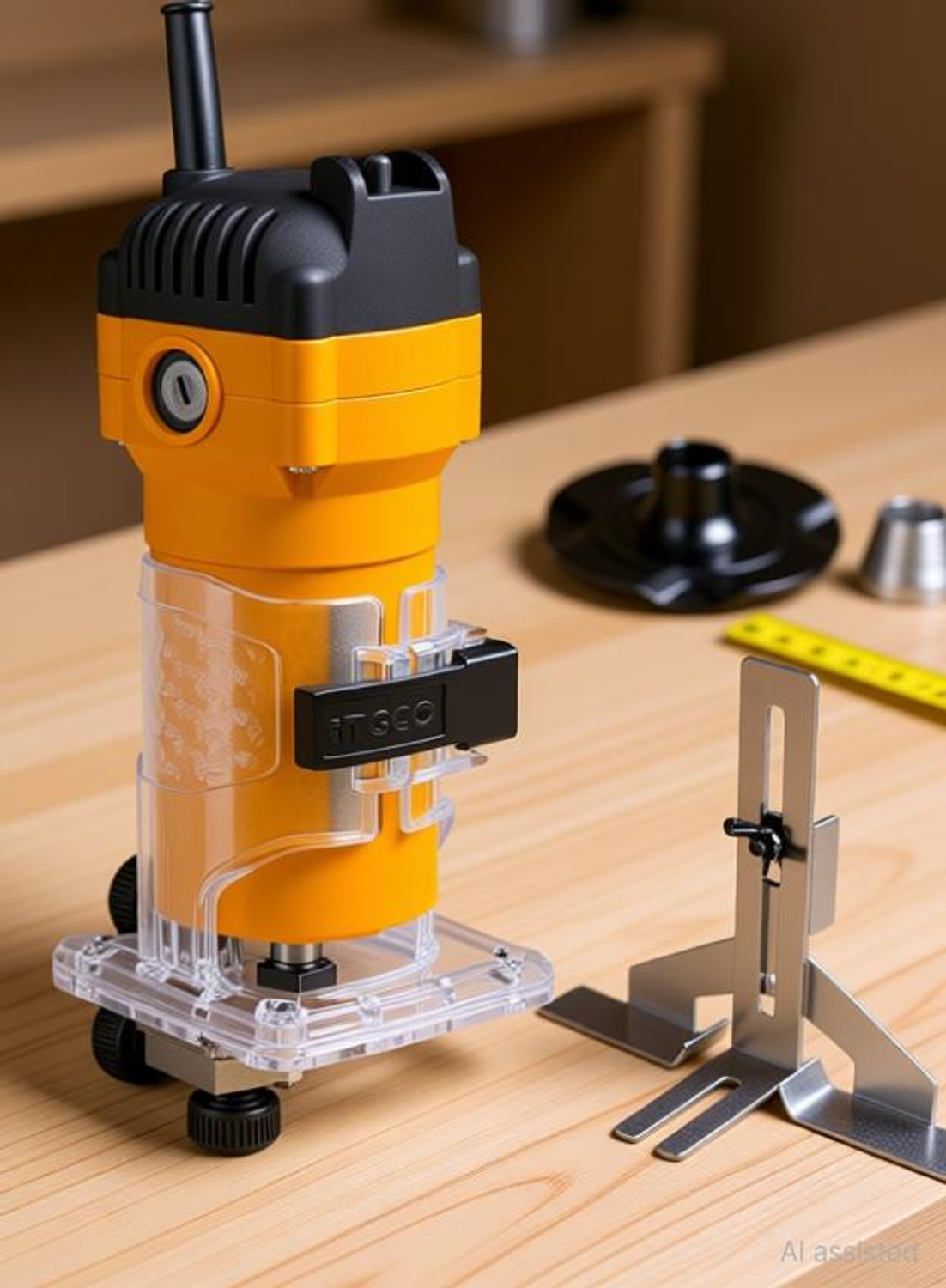 Image of INGCO Laminate trimmer 600W and 34500 RPM PLM6001 Rotary Tool