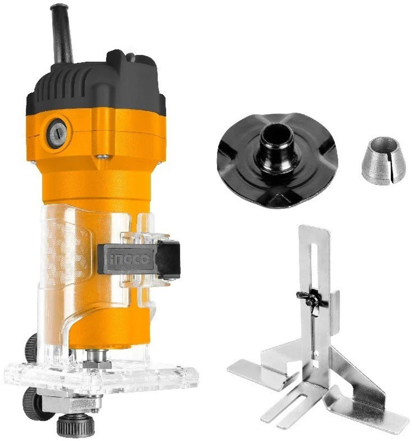 Image of INGCO Laminate trimmer 600W and 34500 RPM PLM6001 Rotary Tool