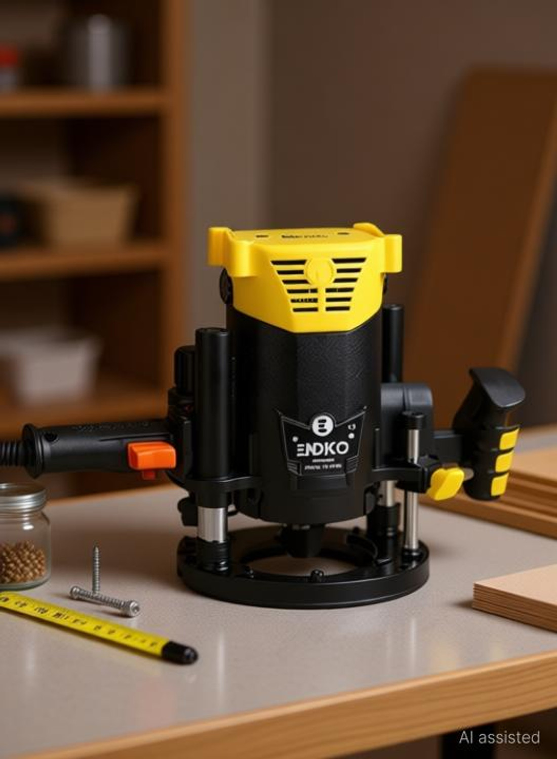 Image of endico Electric Wood Working Router /Trimmer 1300W PARA-12TPR Rotary Tool (12 mm) PARA12TPR Rotary Tool