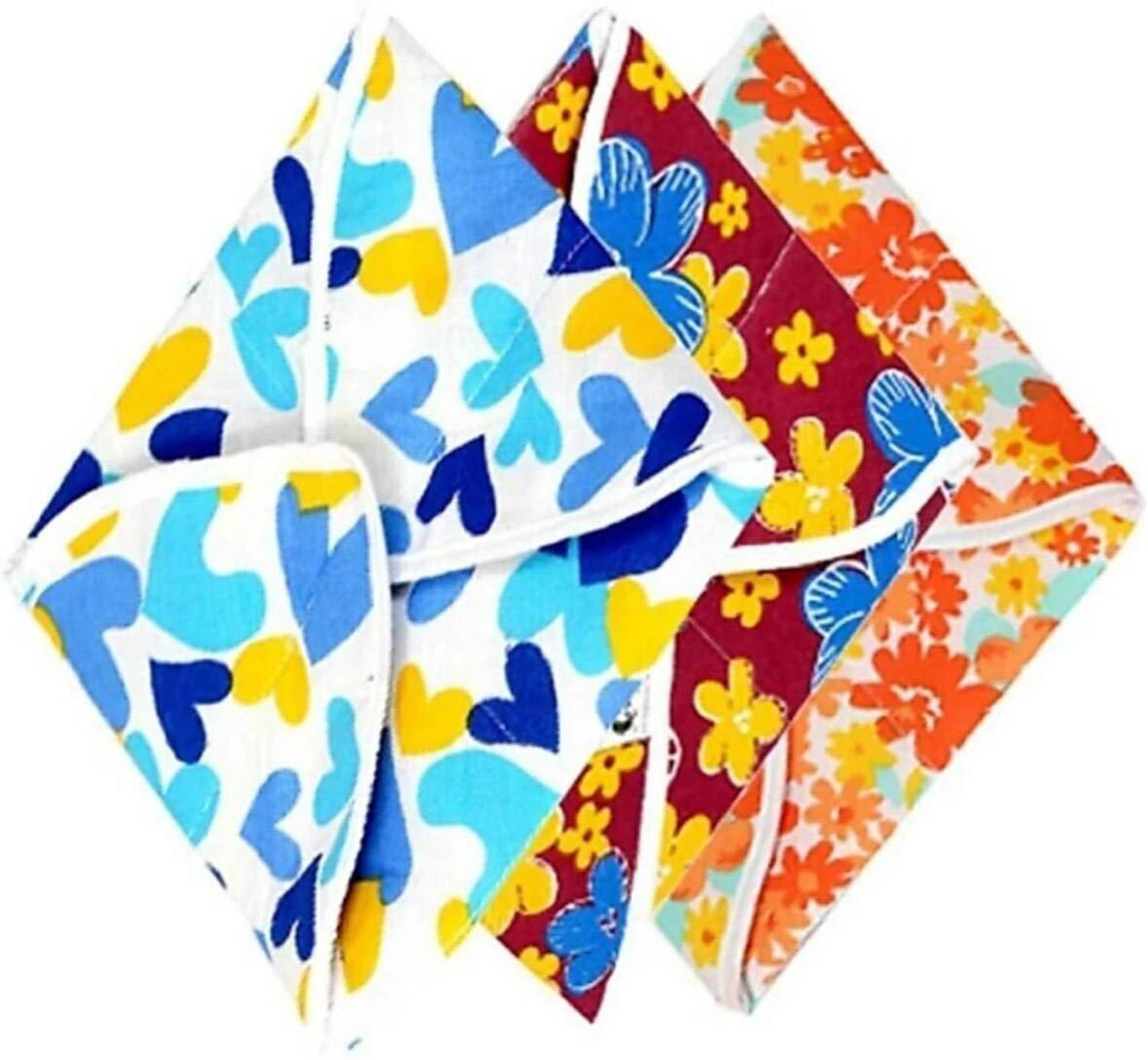 blendmix Chapati cover in Square Style Traditional Kitchen Napkin Keep Roti-Chapati Fresh Floral Print Roti Square Flap Cover