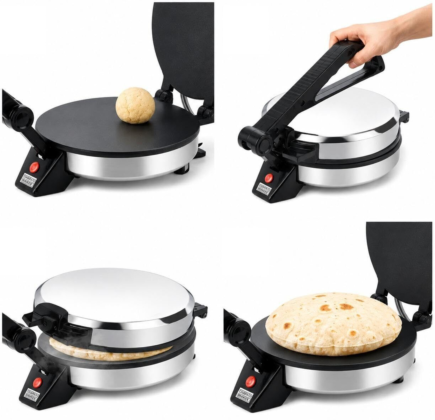 Image of ARYAN Automatic Roti Chapati Maker Machine Roti and Khakra Maker