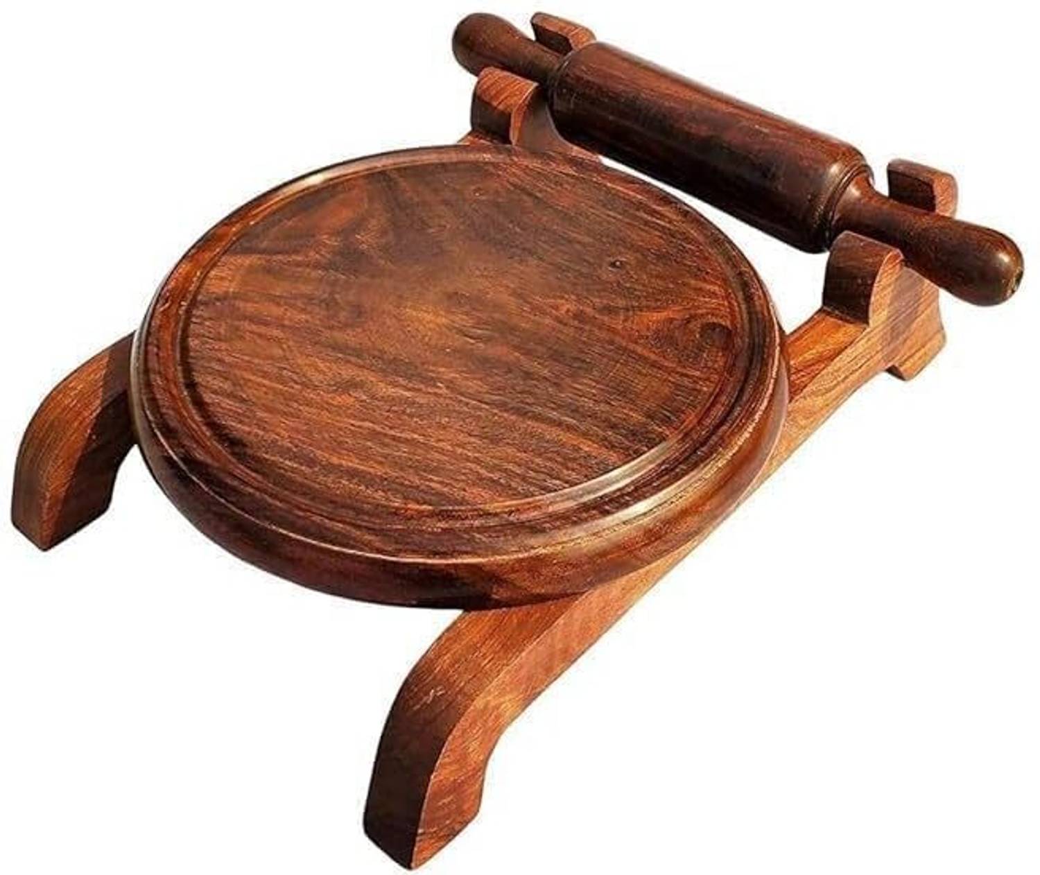 ATHREEDECORE ROTI MAKER CHAKLA BELANN WITH SHINY POLISH AND CLASSIC DESIGN Roti and Khakra Maker