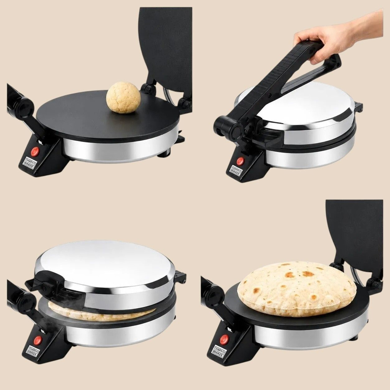 Image of ARYAN Automatic Roti Chapati Maker Machine Roti and Khakra Maker