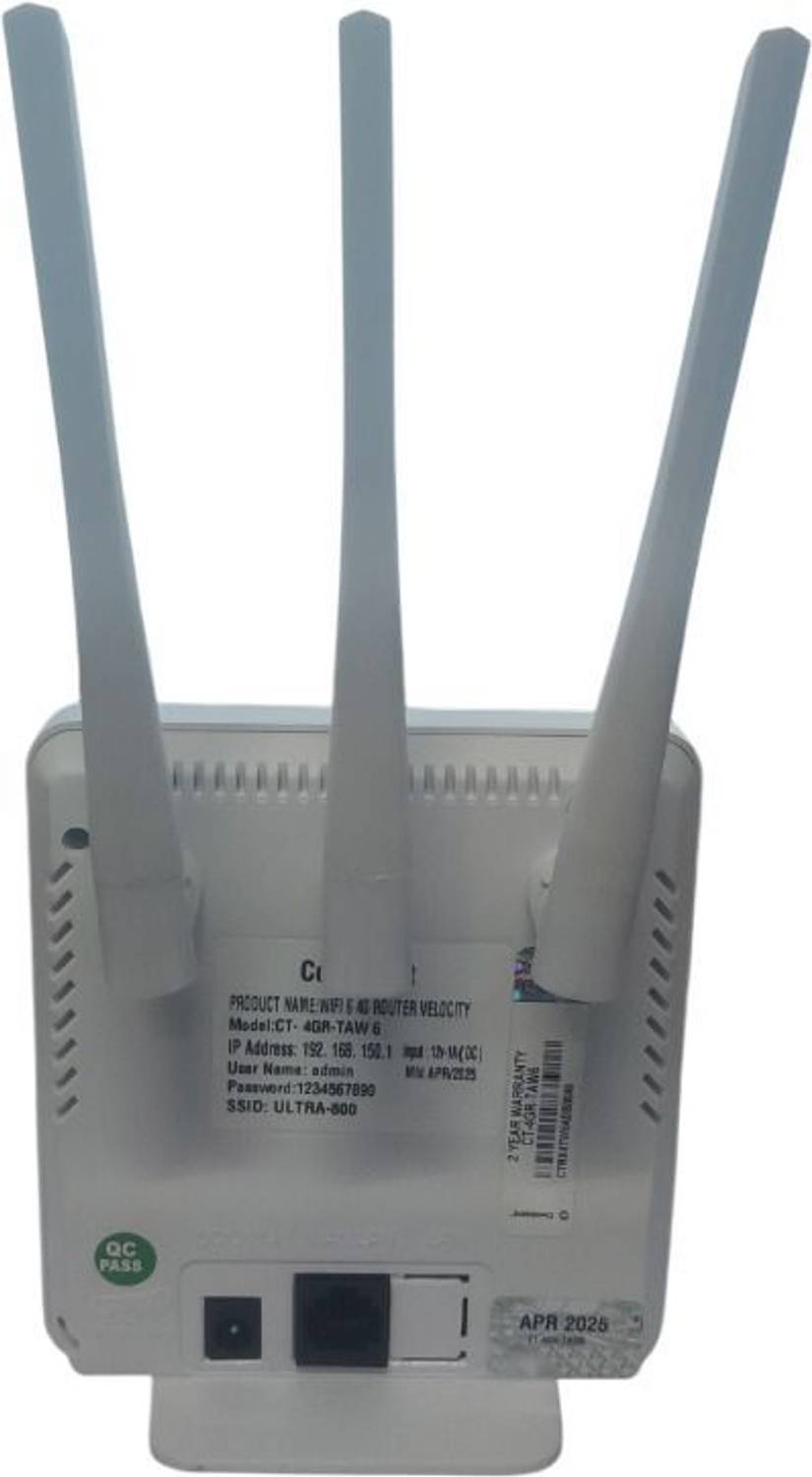 Consistent Nano Sim Supported 4G Wifi Router With 3 Antenna 4G Router 2.4 GHz 150 Mbps Wifi Speed Single Band External Antenna MiFi (Sim Based)