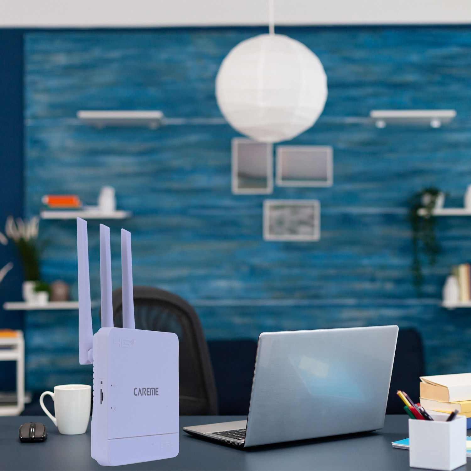 Image of CareME Wi-Fi 6 5G Sim compatible router Connect with WiFi Camera /Mobile,Desktop,Laptop, 4G Router 2.4 GHz 300 Mbps Wifi Speed Single Band Internal & External Antenna MiFi (Sim Based)