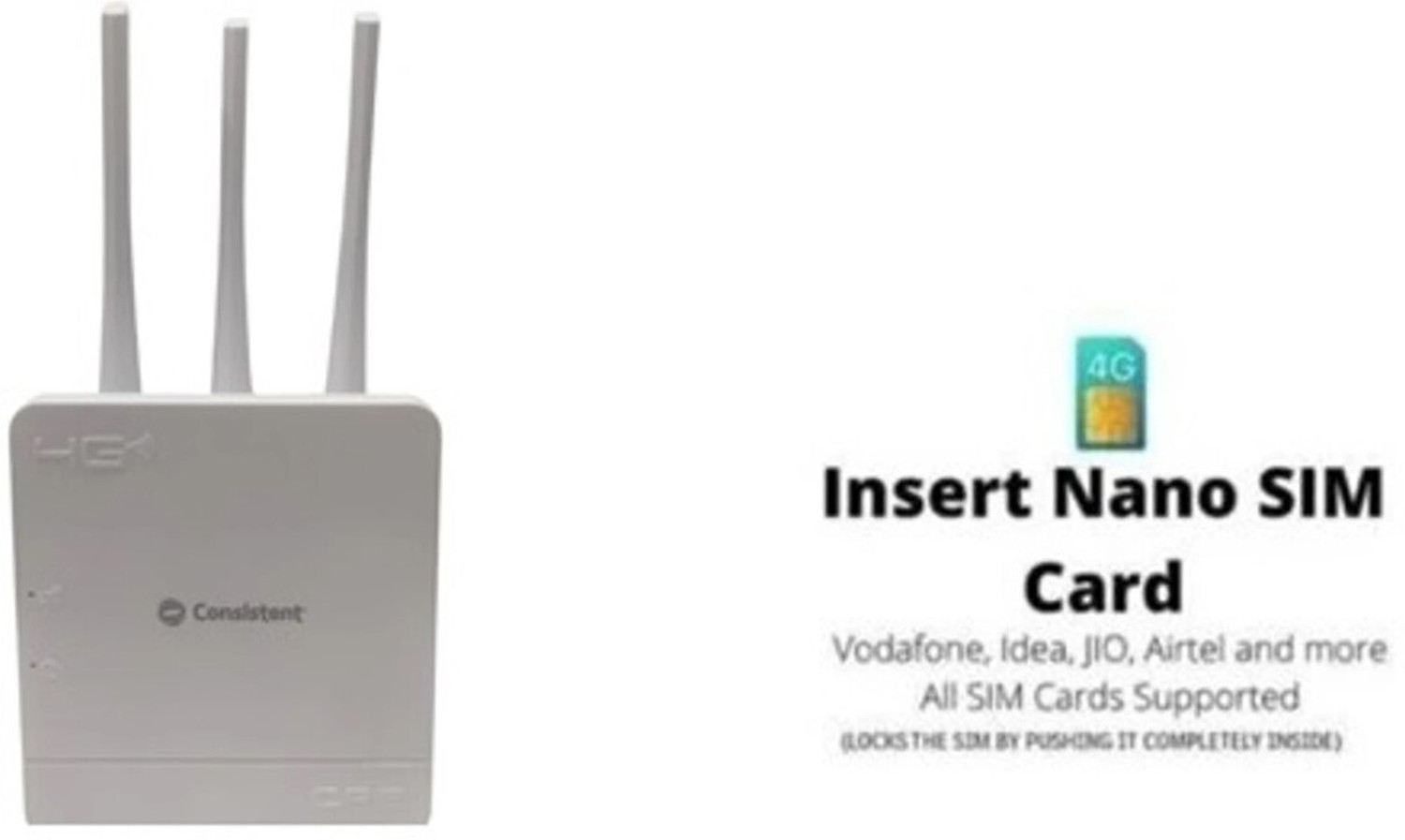Image of my wifi ALL MODEL CCTV DVR AND WIFI CAMERAS SUPPORTED LAN + WIFI DEVICE ALL SIM WORK 4G Router 2.4 GHz 150 Mbps Wifi Speed Single Band External Antenna MiFi (Sim Based)
