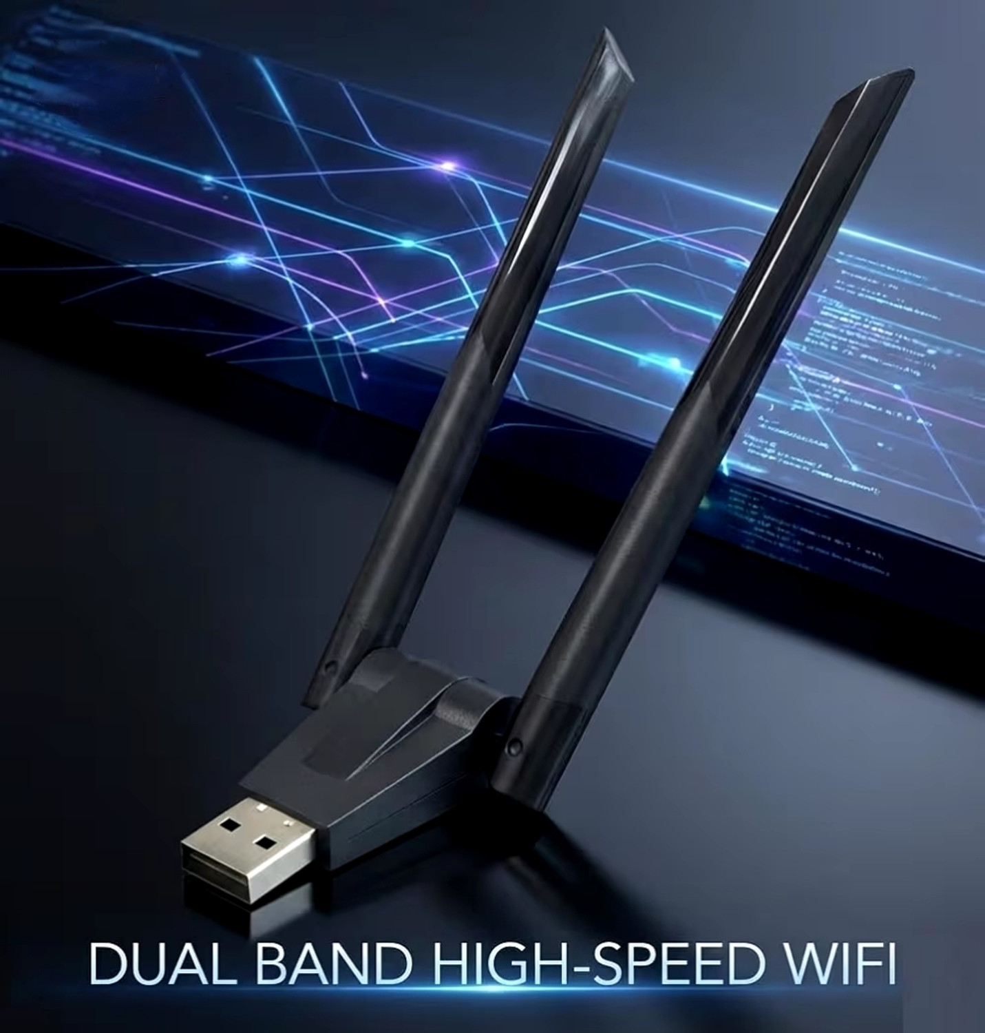 Image of ONLIGHT Anyplus Wifi-Bt5.1 Dongal Antina wala Wireless Router 5 GHz 1300 Mbps Wifi Speed Dual Band External Antenna NA
