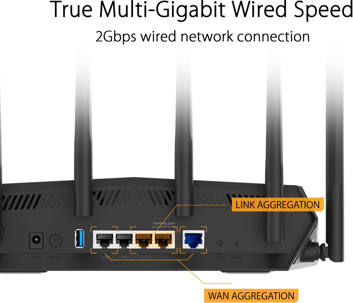 ASUS TUF AX5400 Mesh Router 2.4 GHz, 5 GHz 4804 Mbps Wifi Speed