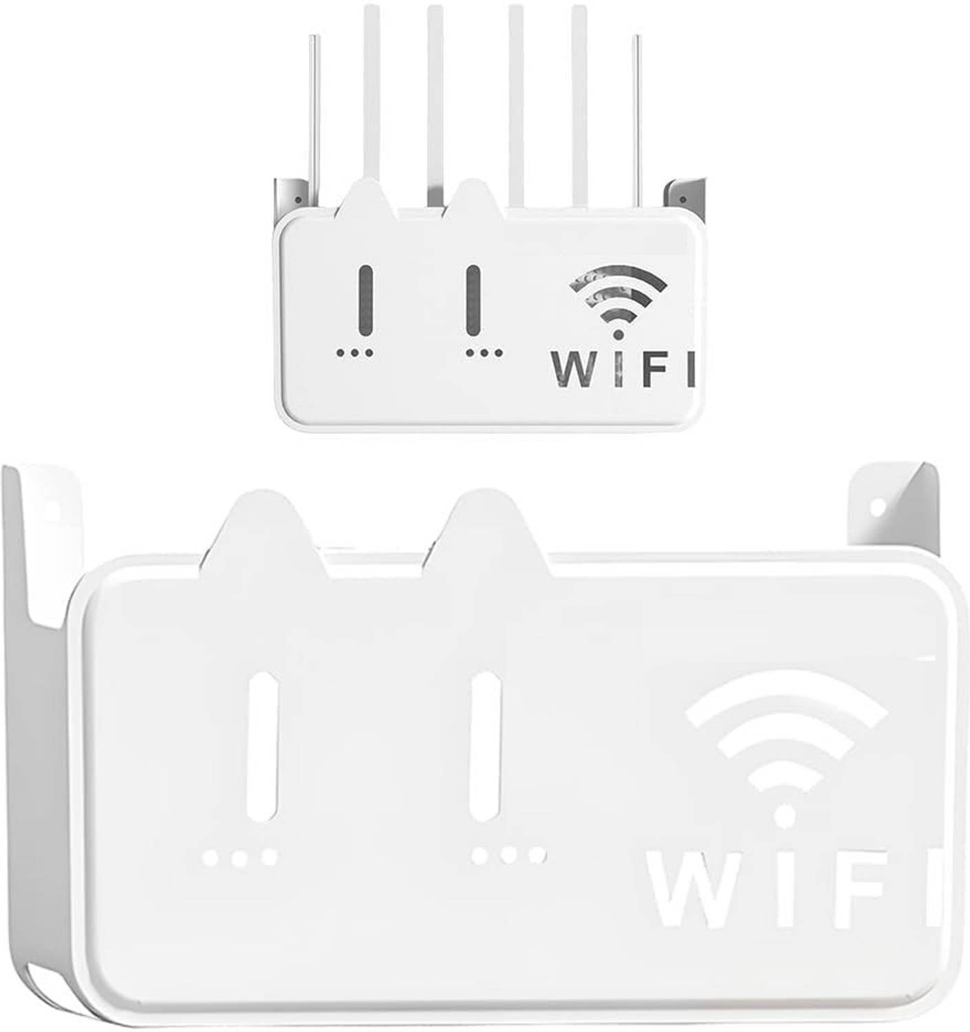 BRIGHTZONE STORE router stand wall mount Universal Self-Adhesive WiFi Storage Box Router 0 GHz 100 Mbps Wifi Speed NA NA