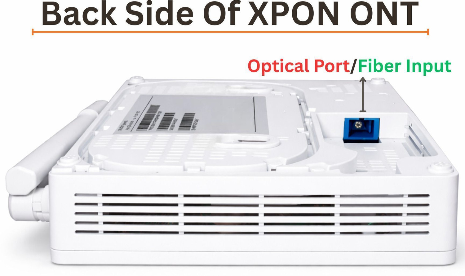 Image of COMAXTEL QUANTUM-S02 Single Band XPON ONT /Wireless Fiber Router, 1 VoIP Port, 1GE+2FE+USB Wireless Router 2.4 GHz 300 Mbps Wifi Speed Single Band External Antenna Ethernet (Cable Broadband)