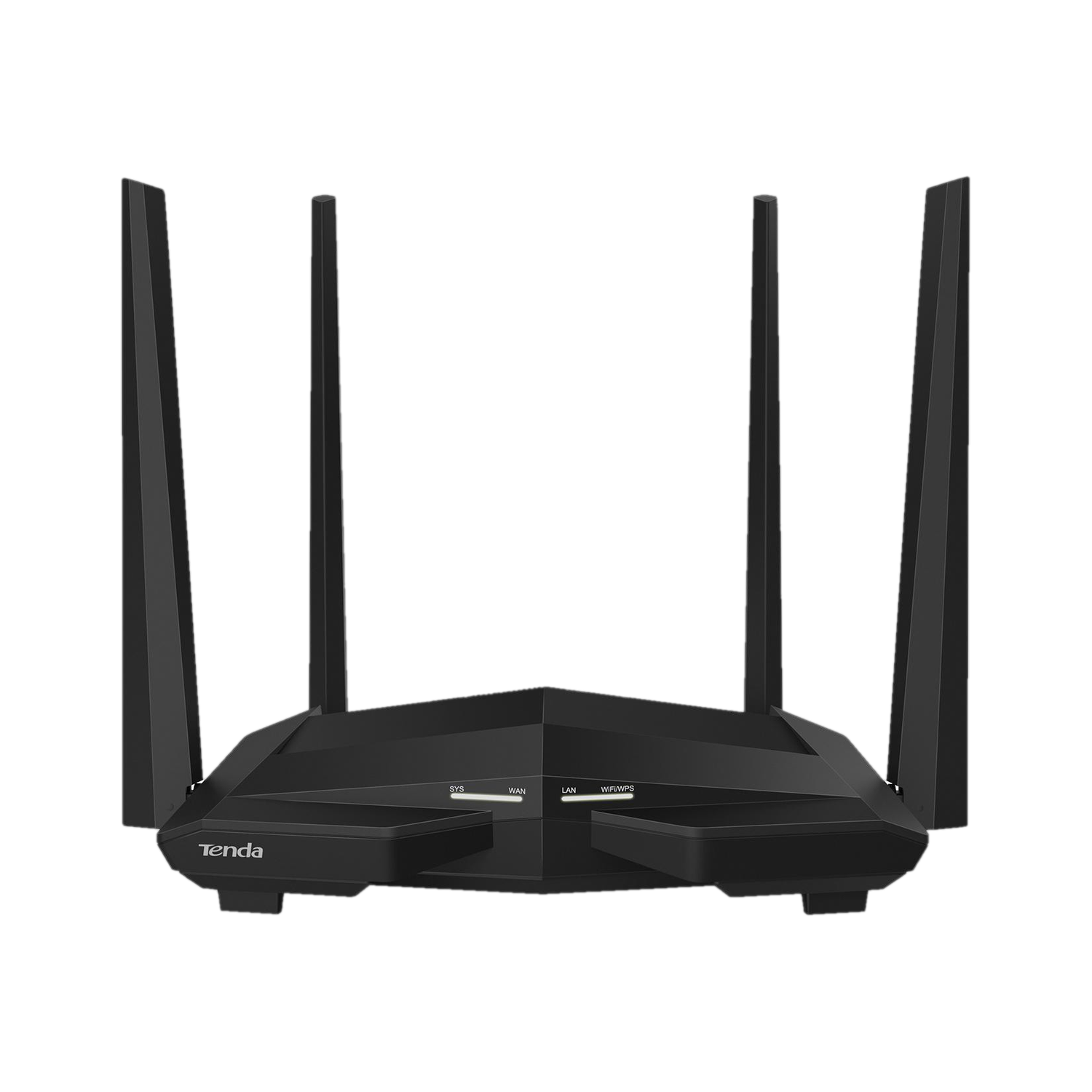 TENDA AC10 AC1200 Gigabit Wireless Router 5 GHz, 2.4 GHz 1200 Mbps Wifi Speed Dual Band External Antenna Ethernet (Cable Broadband)