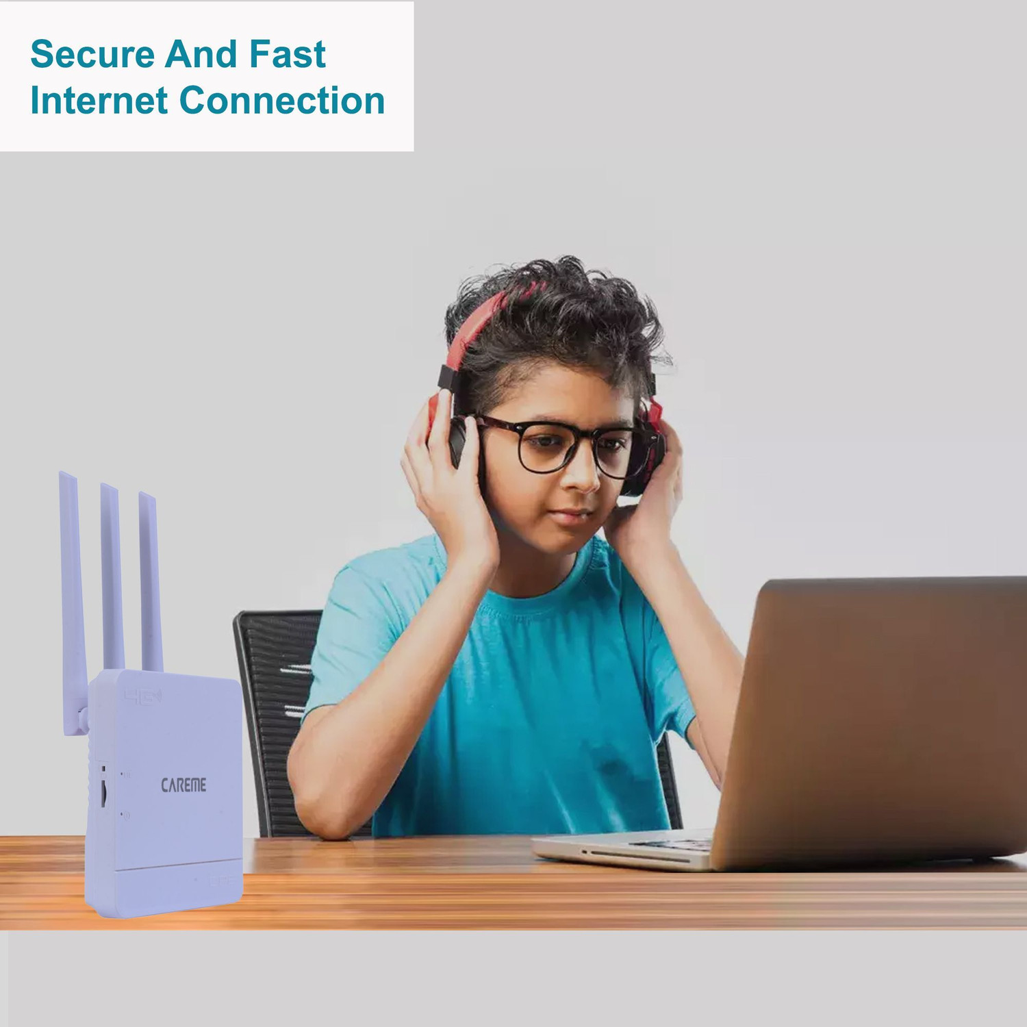 Image of CareME Wi-Fi 6 5G Sim compatible router Connect with WiFi Camera /Mobile,Desktop,Laptop, 4G Router 2.4 GHz 300 Mbps Wifi Speed Single Band Internal & External Antenna MiFi (Sim Based)