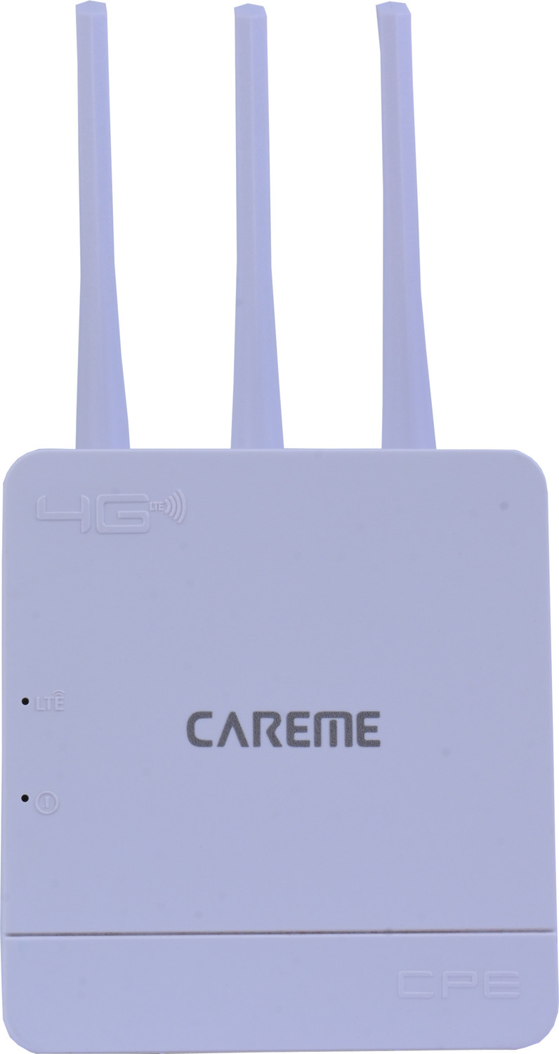 Image of CareME 5G & 4G Sim Router with Triple Antenna Connect with DVR /NVR /WiFi Camera 4G Router 2.4 GHz 300 Mbps Wifi Speed NA External Antenna MiFi (Sim Based)