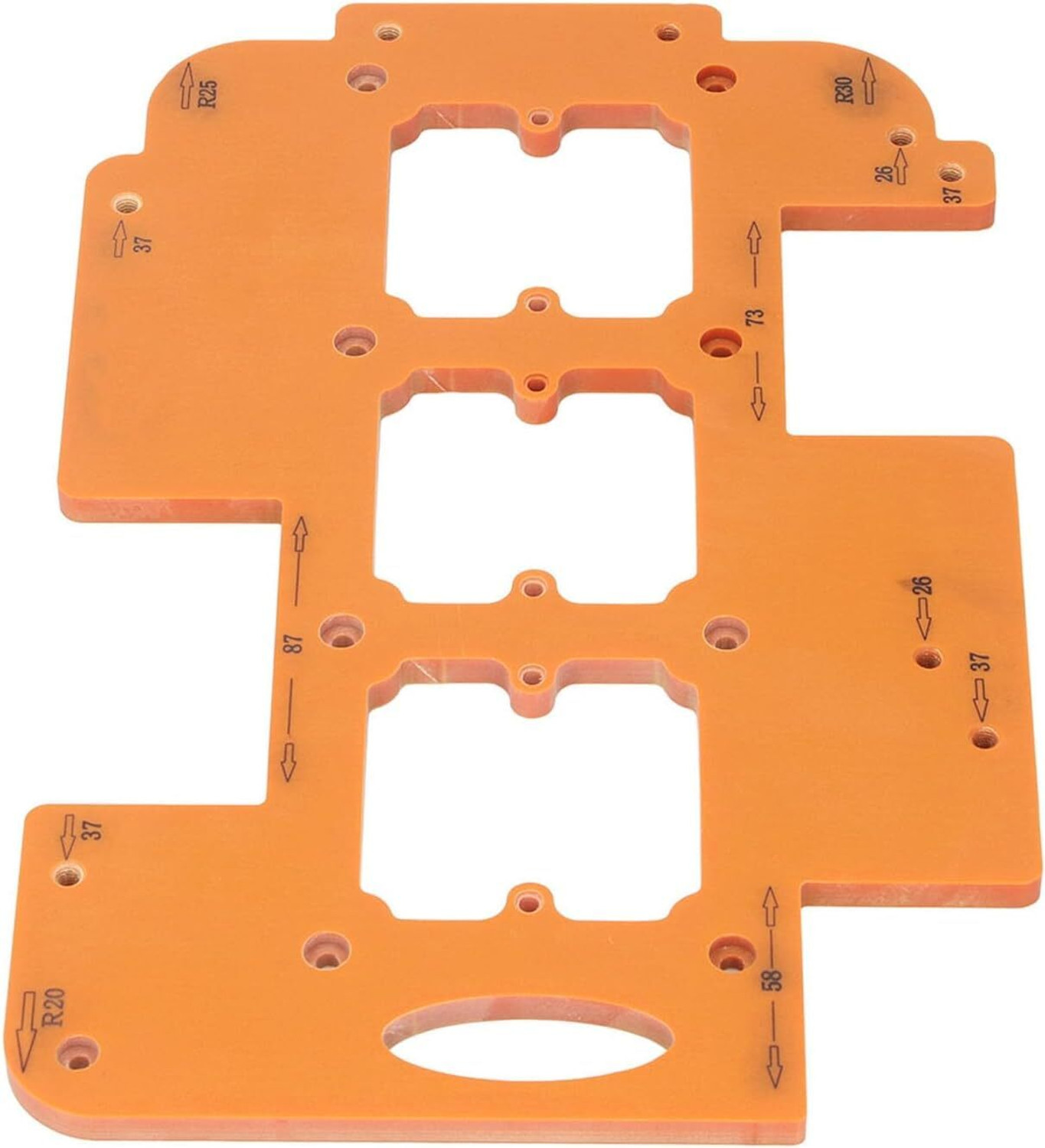Image of SERPLEX 86 Type Router Template for Switch Socket Cutouts with Precision Guides Router 0 GHz 0 Mbps Wifi Speed NA NA