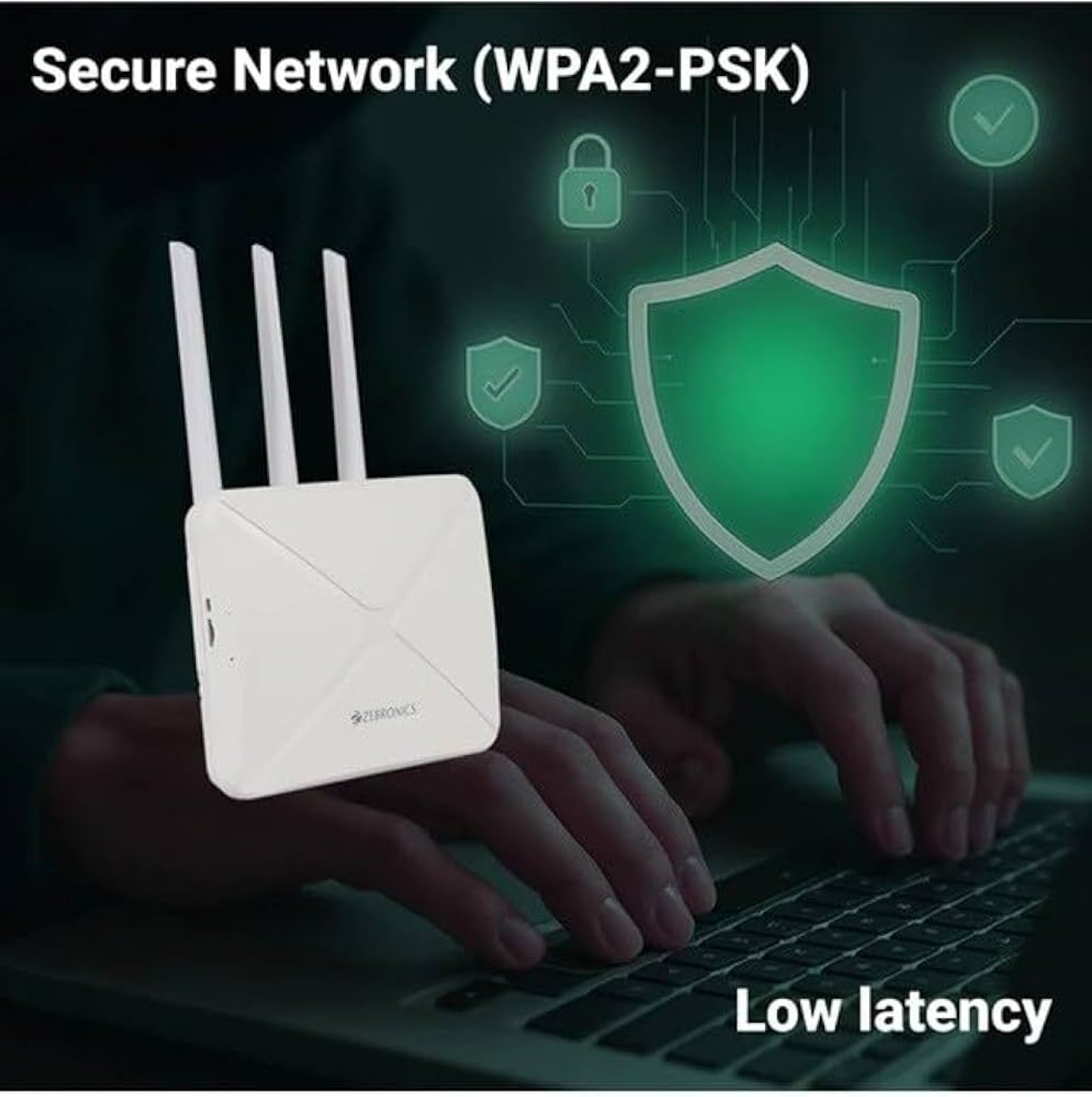 Image of ZEBRONICS WR3004G Wi-Fi 6 Router with 4G /5G Sim Card ,High-Speed,LAN /WAN Port Auto Switch Router 2.4 GHz 100 Mbps Wifi Speed Dual Band External Antenna MiFi (Sim Based)