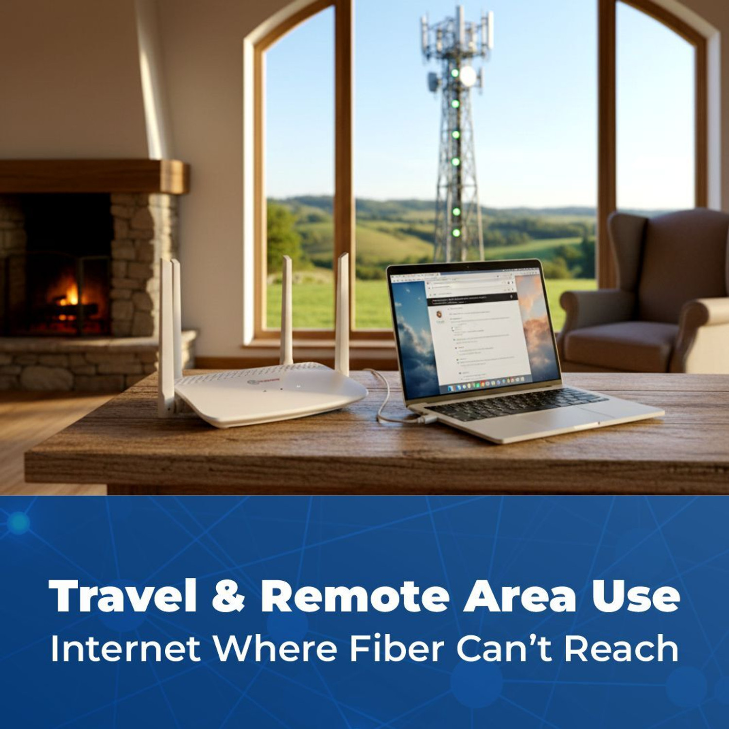 Image of Trueview 4G Wireless Mobile Sim Based 4G Router 2.4 GHz 300 Mbps Wifi Speed Dual Band External Antenna NA
