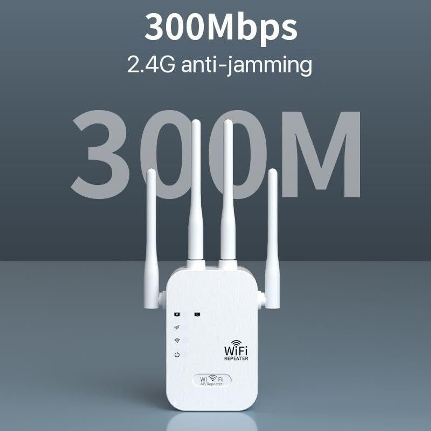 Image of X88 Pro 300Mbps, 2500 SQ FT Coverage, 20 Devices 2.4GHz 2 Ethernet Ports, 4 Antenna 4G Router 2.4 GHz 300 Mbps Wifi Speed Single Band External Antenna NA