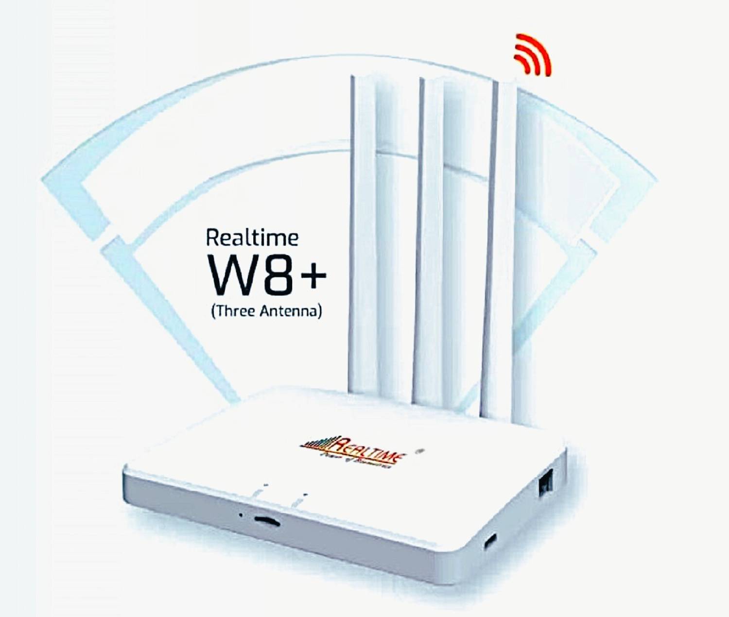 Realtime W8+ Smart Home 5G Router 2.4 GHz 100 Mbps Wifi Speed Single Band Internal & External Antenna MiFi (Sim Based)