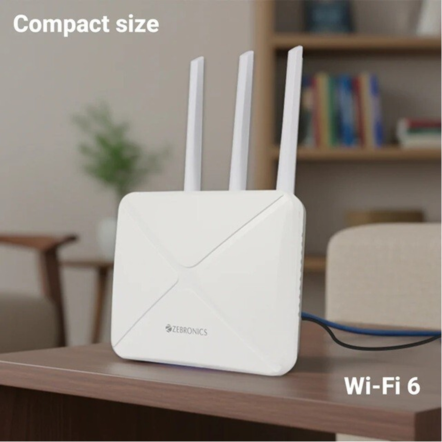 Image of ZEBRONICS WiFi and LAN Connectivity|Compatible with 4G /5G Sim Card 4G Router 2.4 GHz 300 Mbps Wifi Speed Quad Band Internal & External Antenna MiFi (Sim Based)