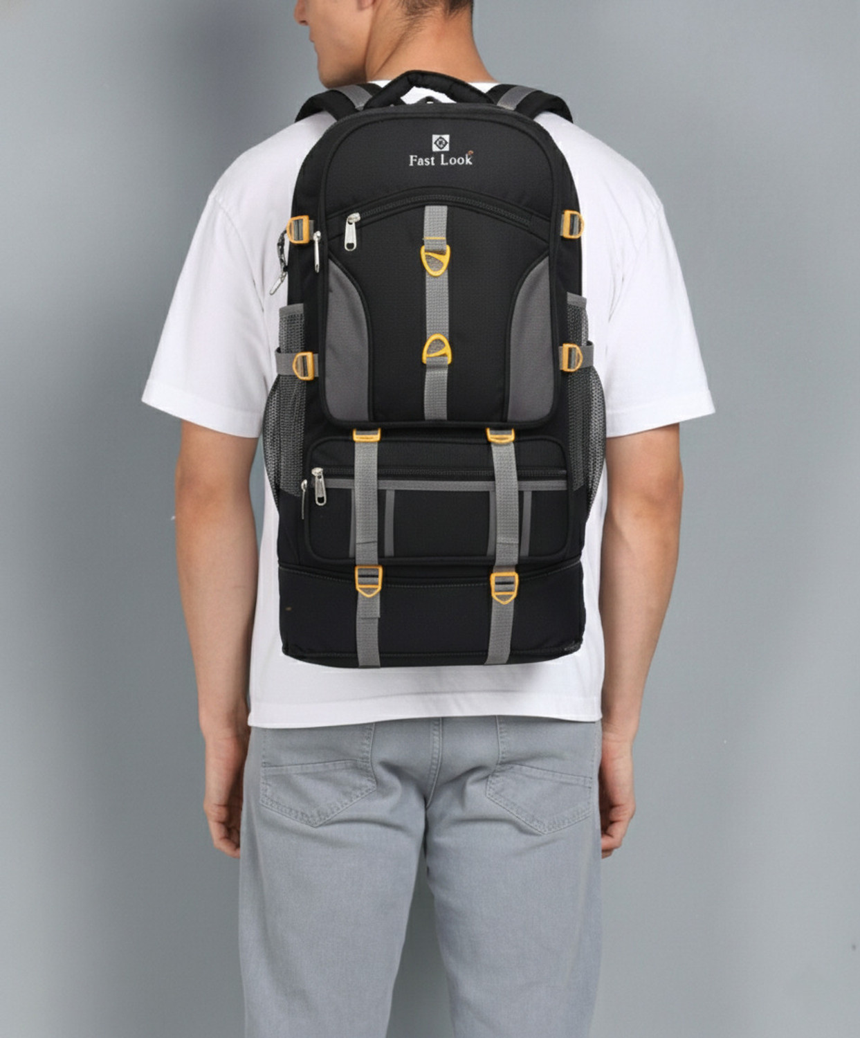 Image of Fast look Waterproof Travel Backpack for Men & Women Large Capacity Hiking Bag Stylish Rucksack - 75 L