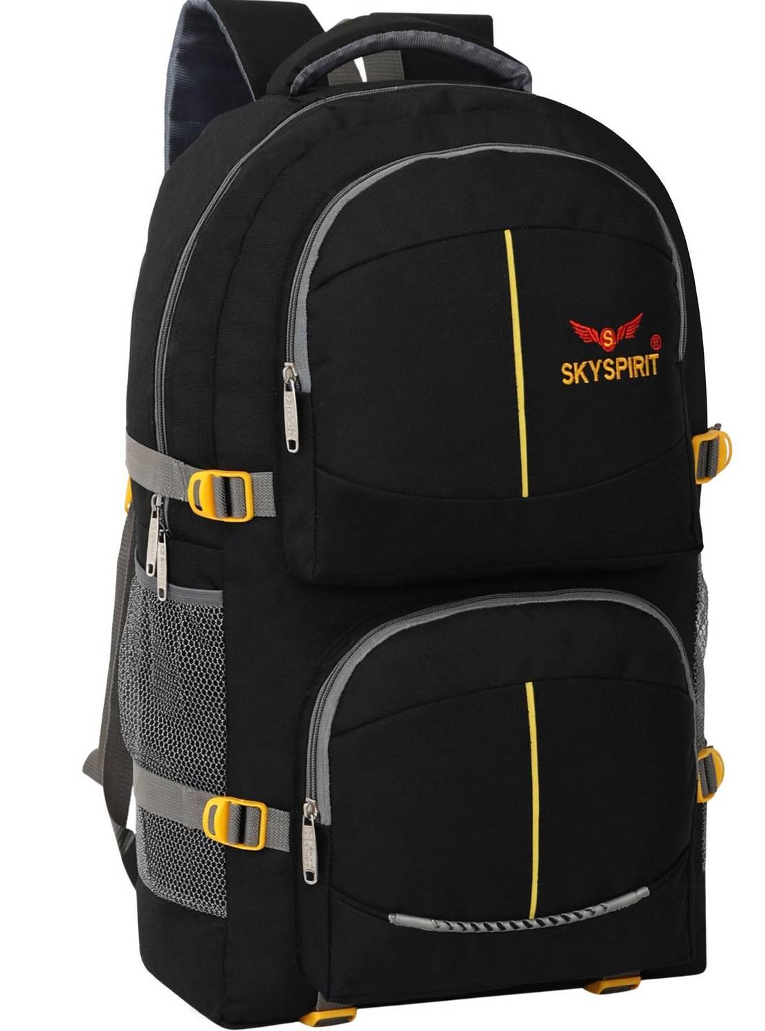 sky spirit Backpack large 50L for Outdoor Sport Hiking travel bags (Blue) 50 L Backpack