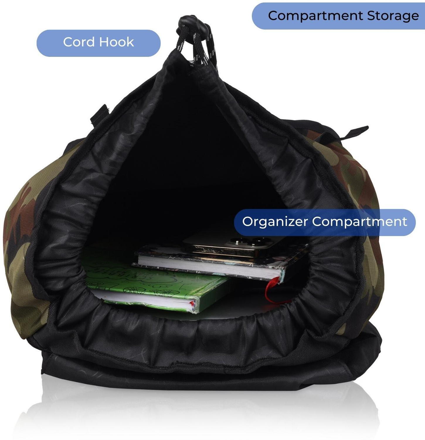 Image of WILDHORN Lightweight Rucksack for Multi-Day Hiking, Camping, Outdoor Sports, Traveling Rucksack - 19.5 L