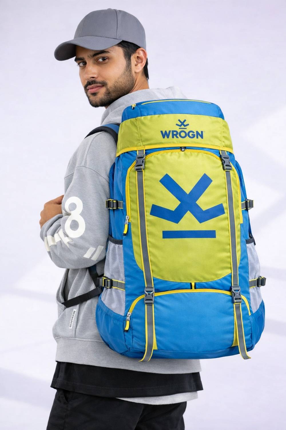 WROGN GTIER TREKKING SHOES COMPARTMENT WITH DURABLE RAINCOVER Rucksack - 60 L