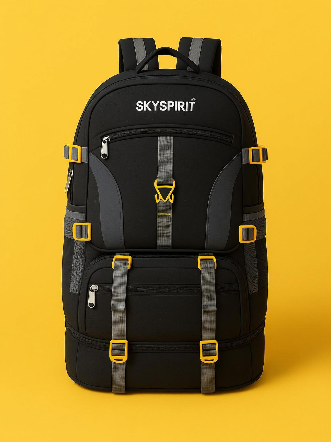 Image of sky spirit Large Backpack for Travel, Hiking & Outdoor with Shoe Compartment 65 L Backpack