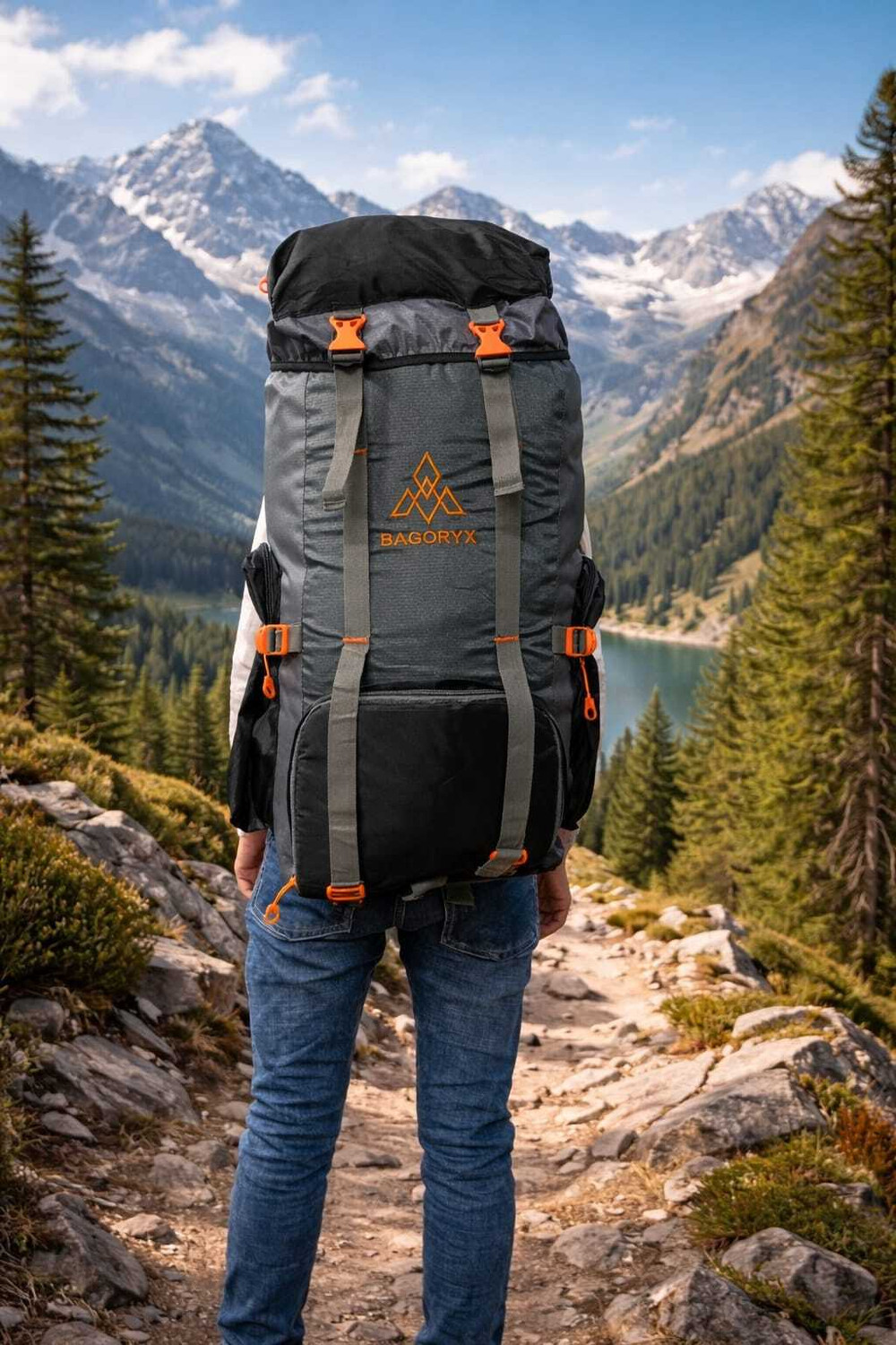 Image of trekpack trendy super spacious 0 48 rucksack hiking mountaining trekking travelling Rucksack - 60 L