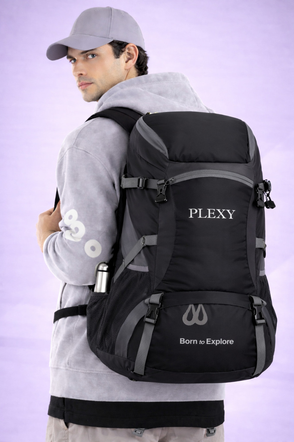 Image of PLEXY Travel bag for men tourist backpack for hiking trekking camping Rucksack - 60 L Rucksack - 60 L