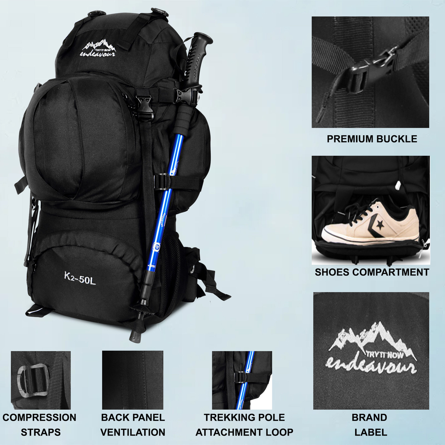 Image of Endeavour K2 Rucksack - 50 L