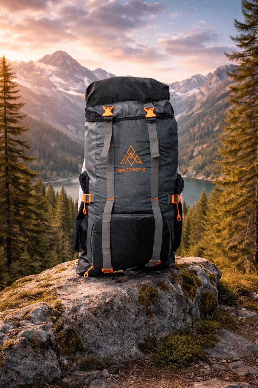 Image of trekpack trendy super spacious 0 48 rucksack hiking mountaining trekking travelling Rucksack - 60 L