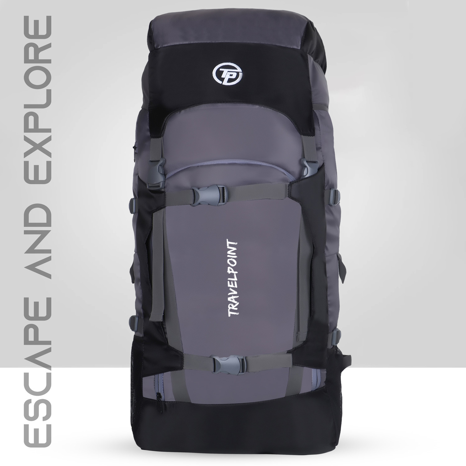 Image of TRAVEL POINT WATERPROOF TREKKING BAG HIKKING BACKPACK FOR TRAVEL & OUTDOOR Rucksack - 60 L
