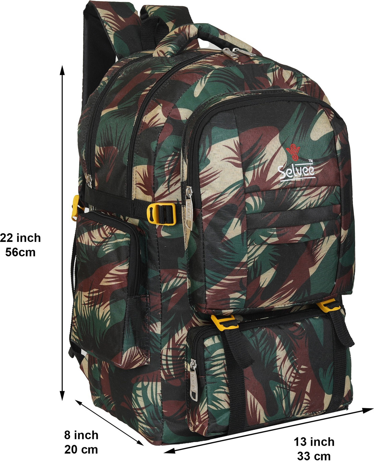 Image of selvee Travel Rucksack Backpack for Sport Camping Hiking Trekking Bag Rucksack - 60 L