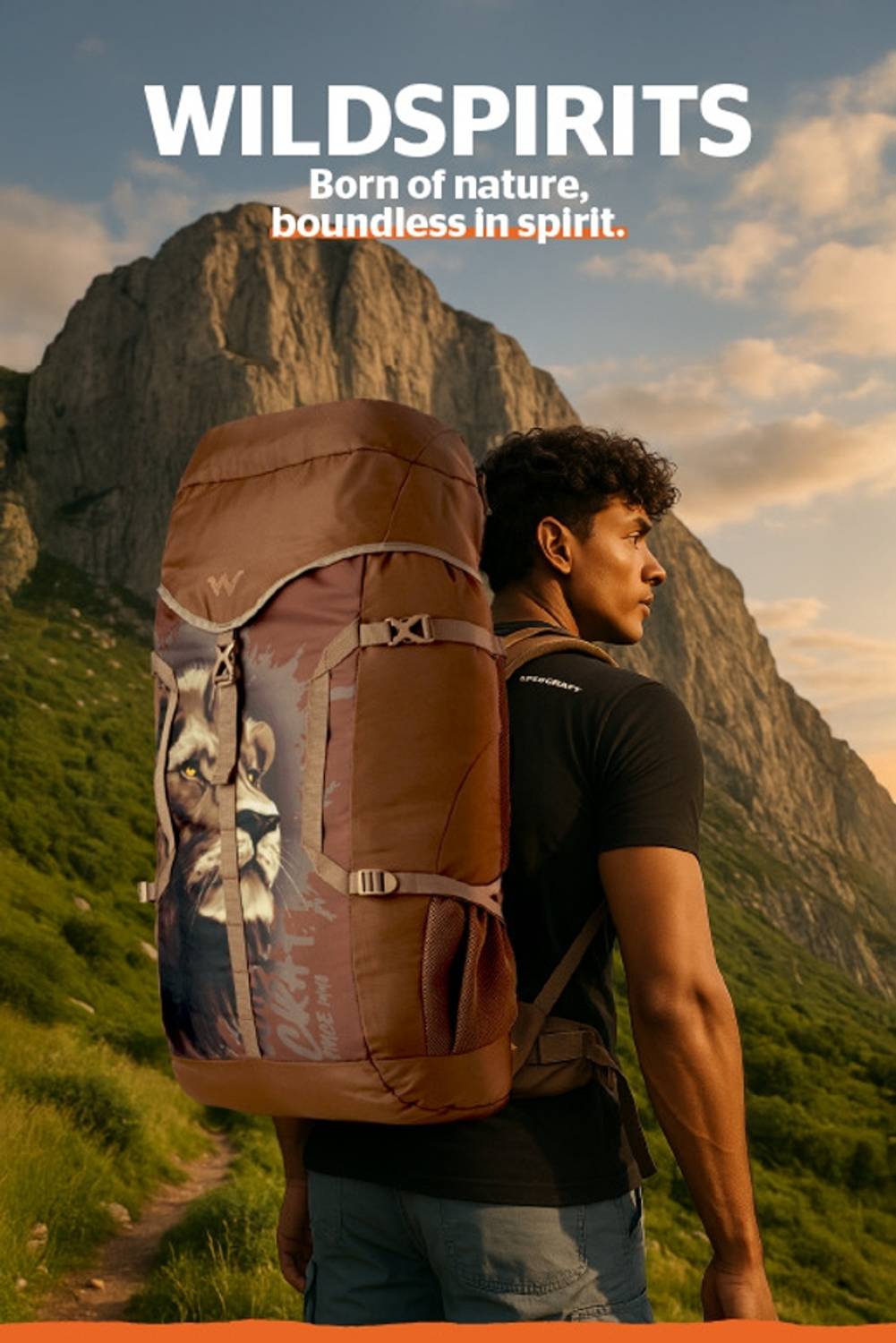 Wildcraft Howler 60L Black Rucksack - Image 2