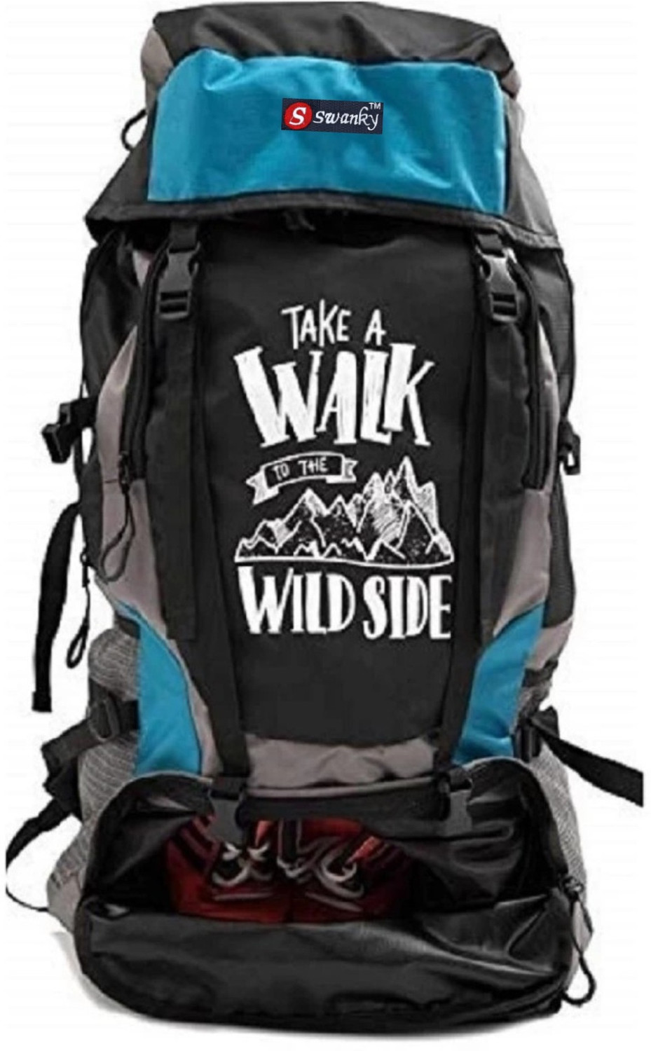 Image of Swanky Mount Trekking Rucksack Backpack Luggage for Travel Hiking Bags Women Men Bag Rucksack - 55 L